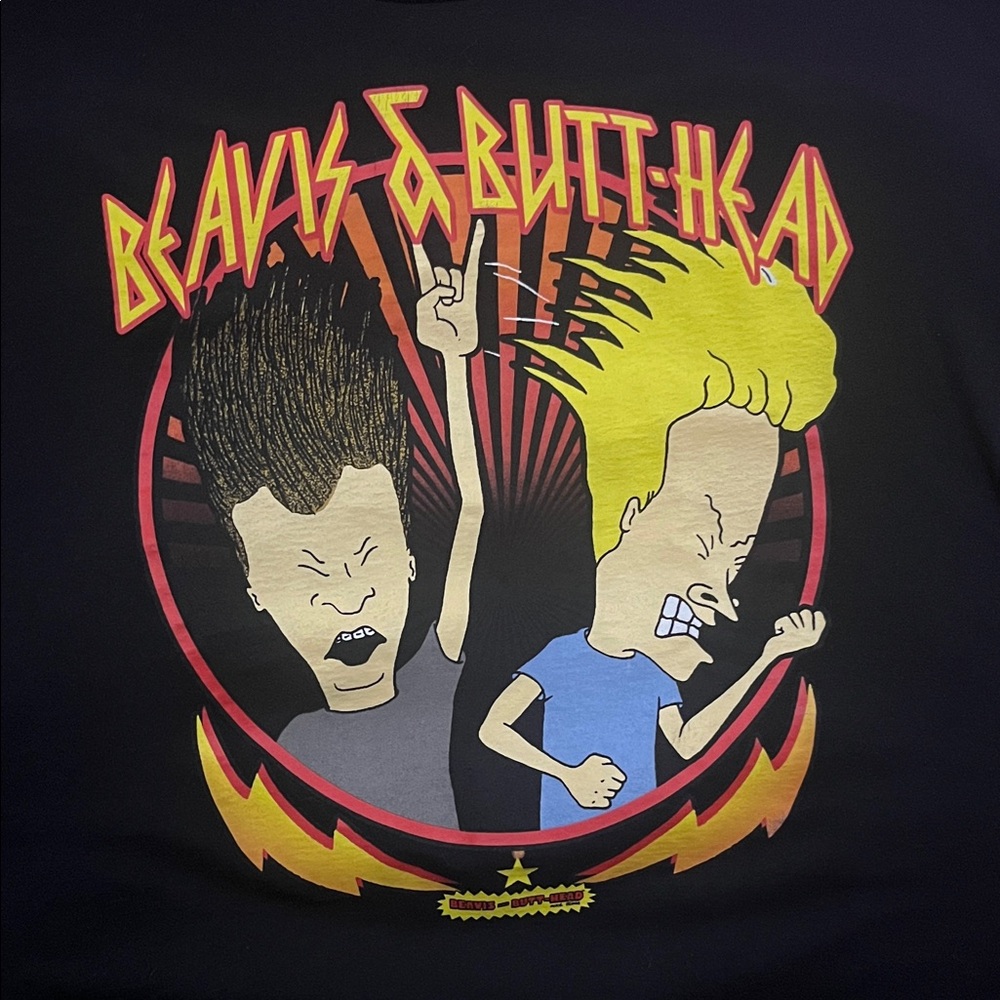 MTV Beavis & Butt-Head 3XL Black Shirt